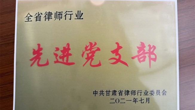 全省律师行业先进党支部
